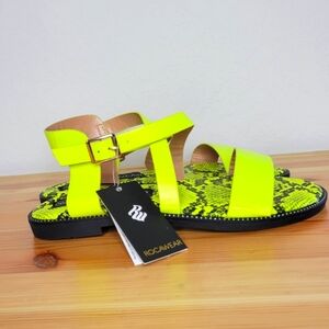 Rocawear neon sandals